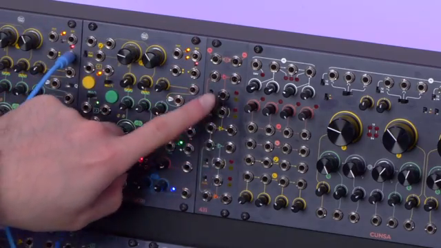 Each section has a -6dB switch that halves the CV input amplitude so that you can use the 411 with both 0 to 5 and 0 to 10 control voltages.