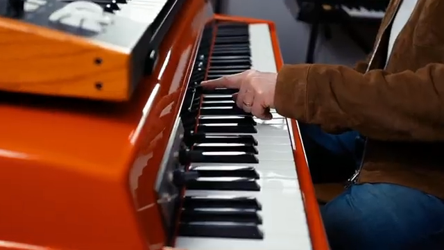 I can change the sound of the Rhodes from track to track. That is really handy.