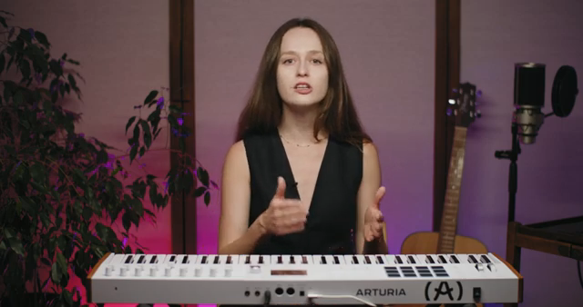 It allows you to set up scales on the keyboard so that every note is in key.