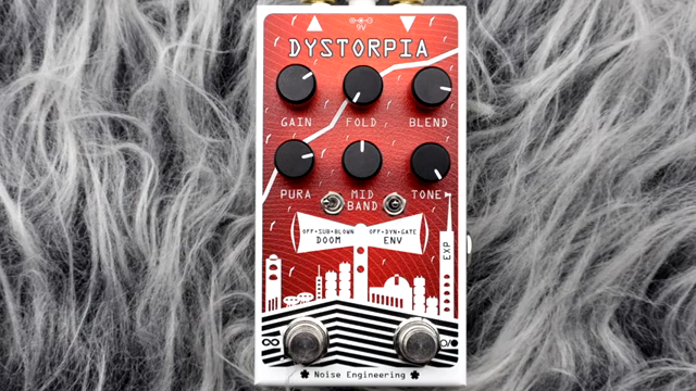 This allows for soft to hard dynamic playing to determine the output level while retaining Distorpia's unique tonality.