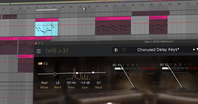 The unstable calibration settings and the dotted delay rhythm make these keys warm and endearing.