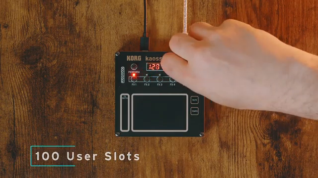 Each preset program consists of 4 effect slots, and each slot has a choice of 35 different effects, including lush reverbs, stereo delays…
