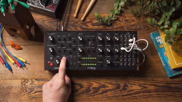 when I hold it it's going to blink green eventually and that lets me know that the pattern that I have now is stored.