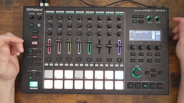 There's always an easy way out here on the MC-707.