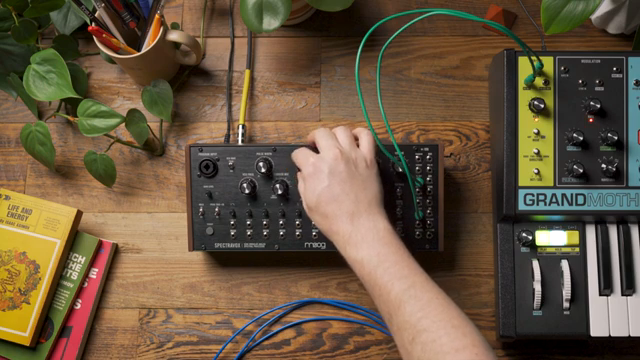 It's like a very big notch filter that's sweeping the low-pass and high-pass at the same time.