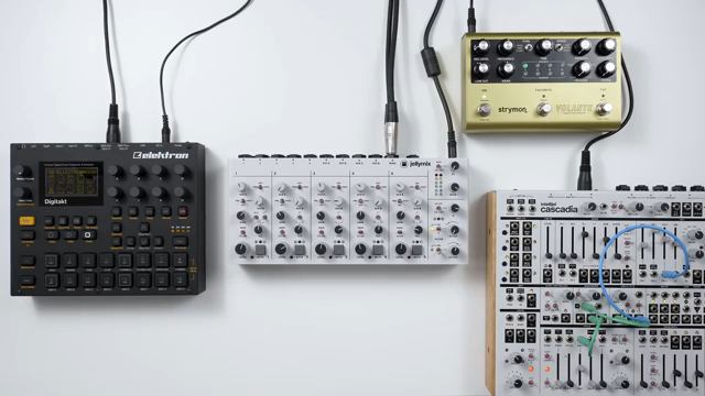 Jelly Mix is our brand new compact stereo performance mixer designed to bring together all of your drum machines, your synthesizers…