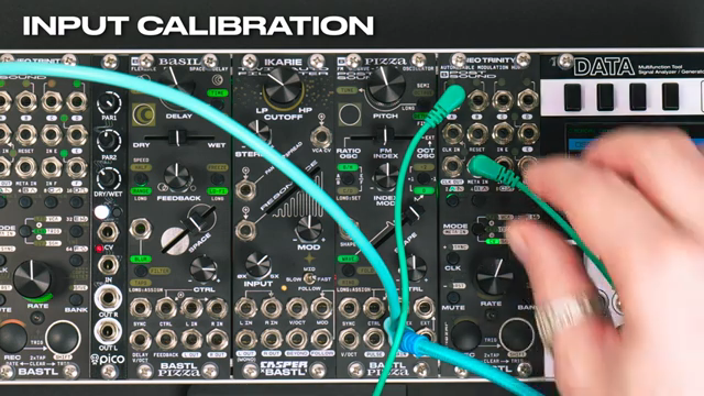 Just connect the cable and it will calibrate automatically.