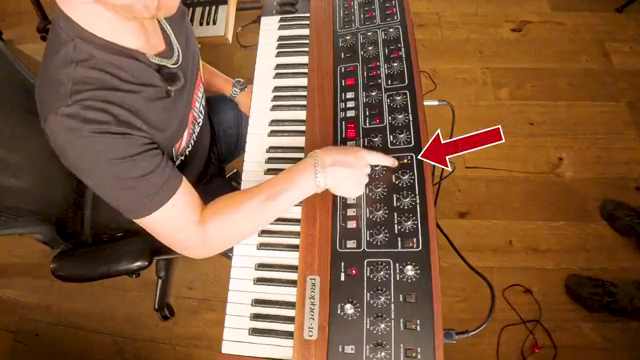 So the thing that really captures me on the synthesizer is that I have two types of filter.