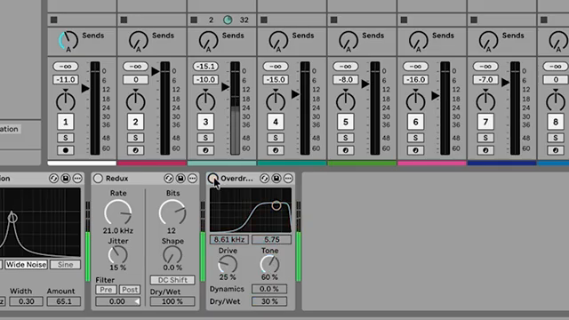And you can hear that just really brings out some clarity in those drums.