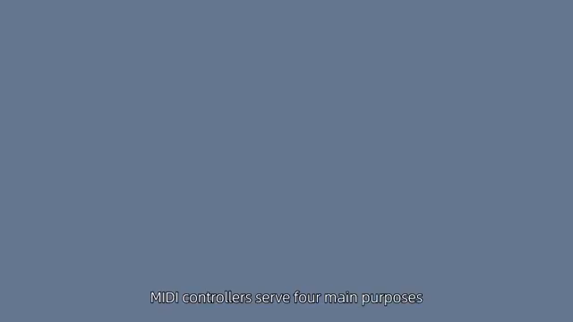 MIDI controllers serve four main purposes: programming electronic drum kits, programming melodies and harmonies, performing music…