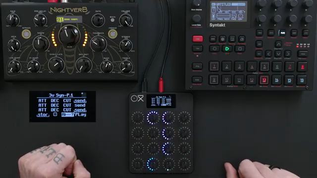 With swap destination, you can press the encoder, and now this encoder controls another destination.