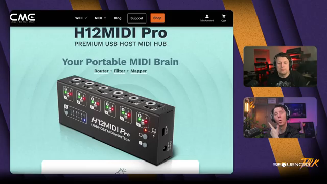 This is a small MIDI hub. For all those who love the big DIN plug, you can skip this—it's not for you.