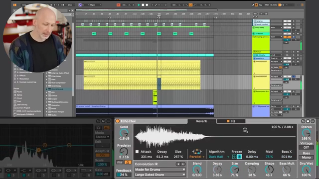 Once we've frozen it, it becomes this endless drone, perfectly usable like this.