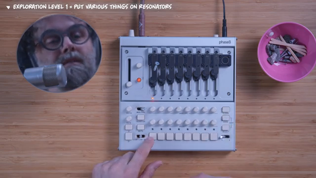 Now that is exploring, opening many doors to just finding happy accident and exploring sound in a very intuitive way.