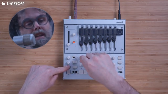 Whenever I press and hold Rec, I can record notes, parameters and every knob and every switch.