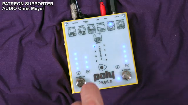 And that plays into the pitch shifting here, which comes from zero pitch shift down two octaves.
