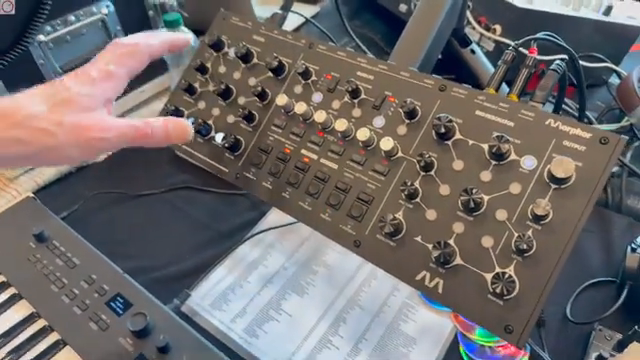 You can shape your harmonics here and then feed them into this BBD resonator.