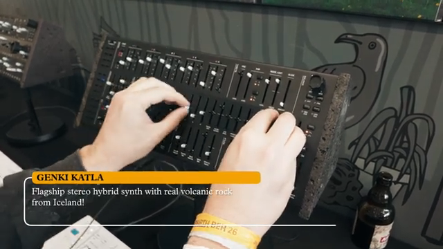 I was really not sure if this was more of a gimmick synth, to be totally honest because of the price tag and the volcanic rock, but I was…