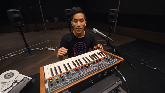 The keyboard is so cool, so weird, first of all it accepts a mic input, and I gotta keep talking into it as well, so that there's stuff…