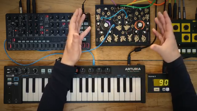 We do have a clock and that's used to quantize the sequencer rhythm, we've got a trigger sequencer on board as well.