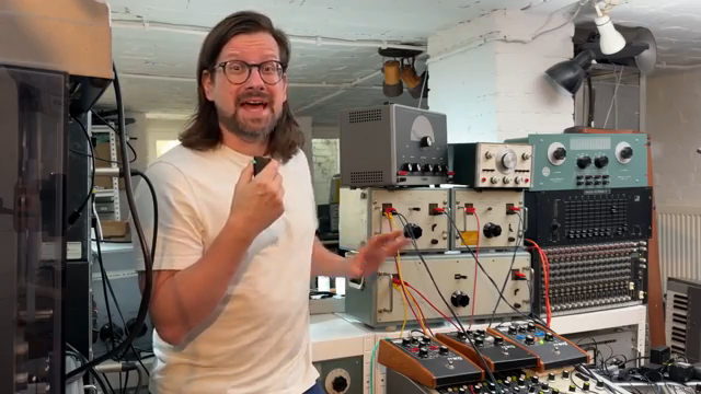 They have that acousmatic early electronic music vibe because of their passive constructions and the big coils that are in use here.