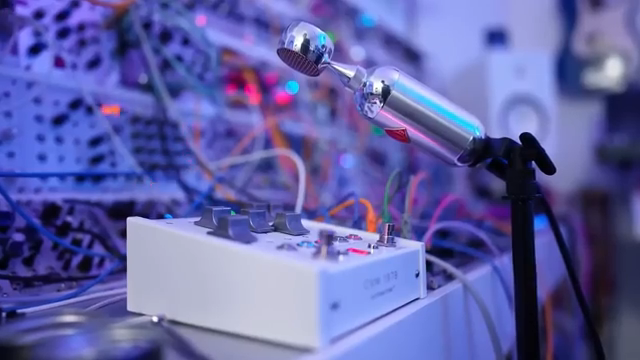 These sounds came from running a motorized guitar pedal through itself.