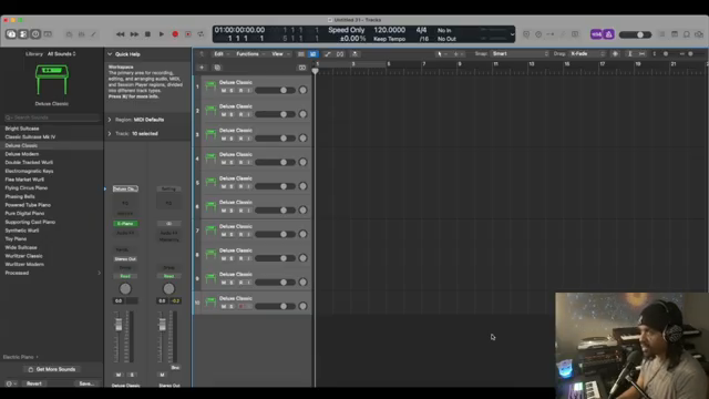 All I'm doing is focusing on the sounds because sound selection is so important.