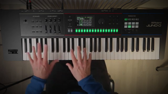 That's a nice compositional tip there. Have a riff that just repeats and change the chords underneath.