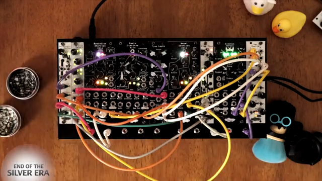 Because there are four clock outputs, you can drive multiple sequencers or rhythmic modules at different speeds from the same clock.