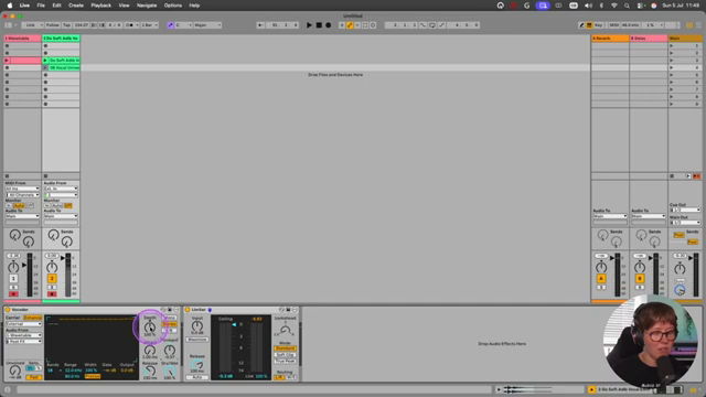 Depth is how much are we actually adding vocoder to our voice and attack and release is how fast is the vocoder working on our voice.