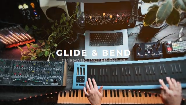 One of my favorite ways to make a synth patch sound cinematic is by introducing some kind of glide or pitch bend either into the synth…