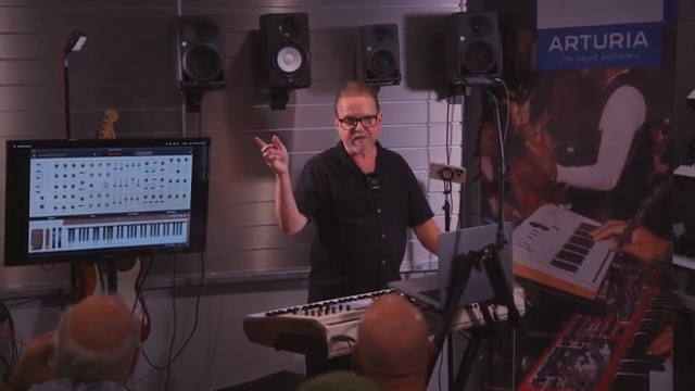 It's every knob and fader that you see here can slowly twist, you know, from the A to the B.
