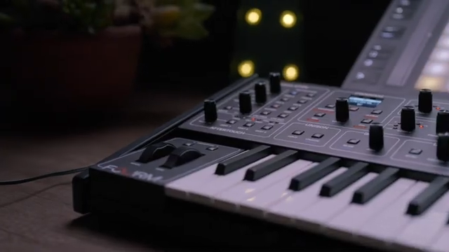 It feels very well built with clicky backlit buttons and sturdy metal knobs that when turning them offer a resistance that reminds me of…