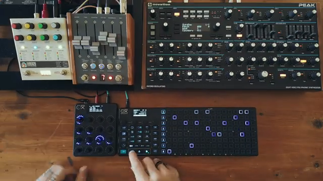 Oxy E16 allows you to set two destinations per encoder and you can do some interesting trick.