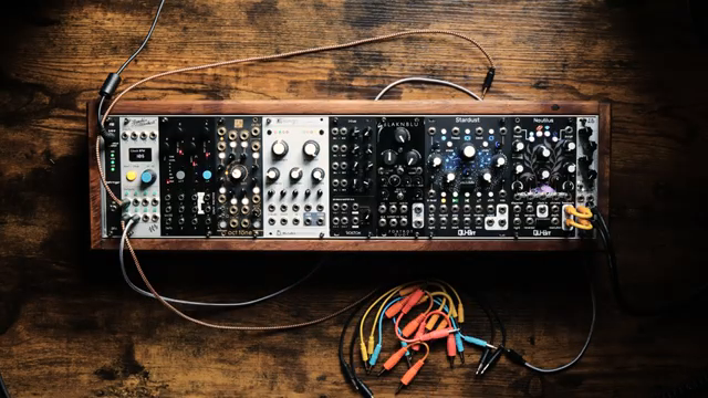 Rings, which is the only sound source in today's rack—a classic module renowned for ambient music.