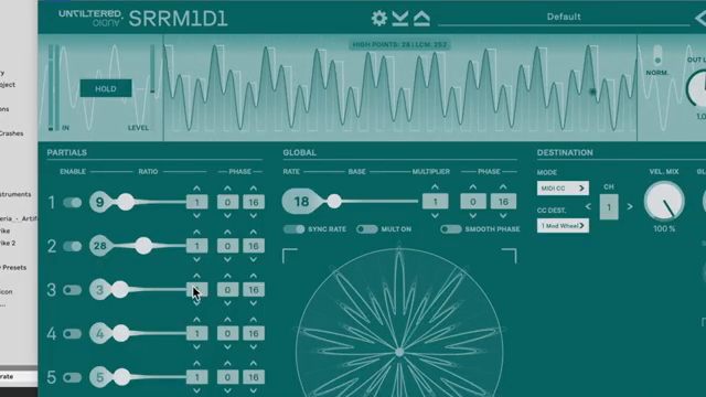 We're going to be mixing a bunch of sine waves together to create interesting rhythms that can be clocked or not.