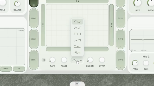 And you can see there's a few different ones. If I select this one, it really changes the movement of that dot.