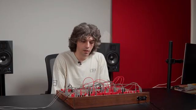 That's using the inbuilt oscillator at audio rates to modulate the delay time of the taps.