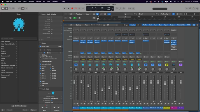 Comp multi-miked recordings while keeping tracks in sync.