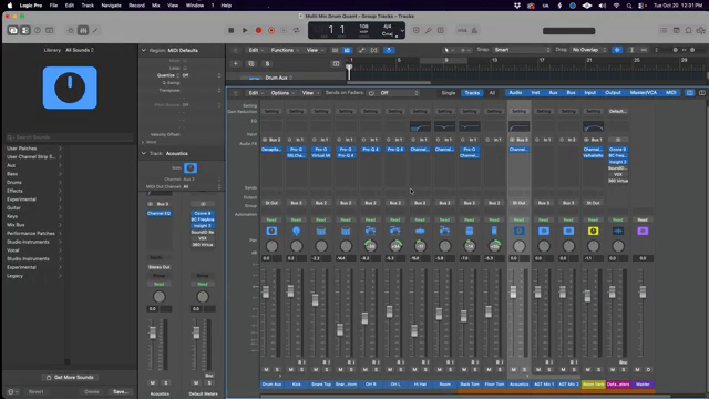 The Group Settings menu only appears after you've created a track group, so some of these useful options are easy to overlook.